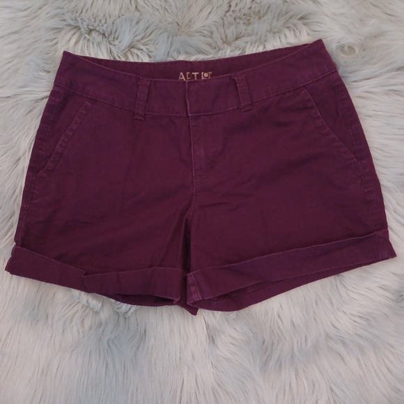 Apt. 9 Pants - Apt. 9 Plum Purple Chino Shorts Size 8